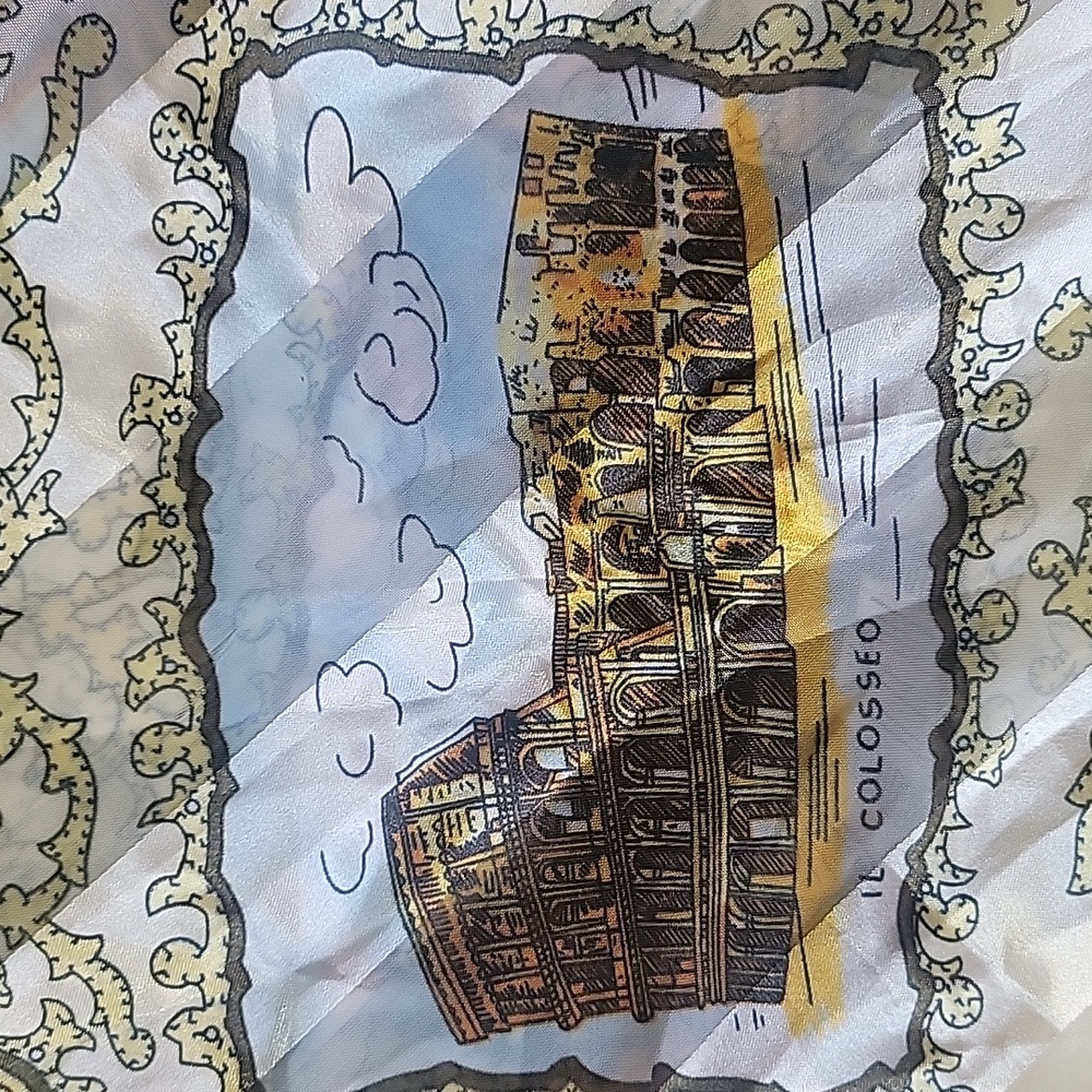 Landmarks Of Italy Scarf View 2